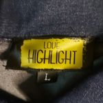 Love Highlight Blue Zip Denim 4 PocketJumpsuit L Utility Streetwear Casual Skate Size L Photo 7