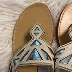 Sam Edelman Sandals size 9.5 excellent condition see pictures color silver/cream Photo 12