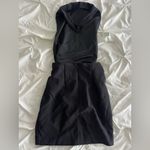 Elegant Black Backless Halter Dress Size XS Photo 4