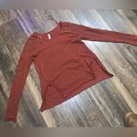 Free People  Outer Sunset Grandpa Jersey Sweater Top Nwot boho winter $98 casual Photo 5