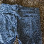 Rich & Skinny Giraffe Print Blue Skinny Ankle Jeans Size 27 Photo 3