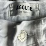 AGOLDE 90s Pant Jeans Womens Size 25 Denim White High Rise Waist Button Fly Photo 6