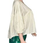 BLACK CRANE Puff Top, Cream, XS White Photo 9