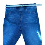 Spanx  Distressed Ankle Skinny Jeans Medium Wash Sz L Photo 6