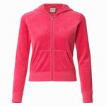 Juicy Couture Vintage  Velour Hoodie Small "Juicy Love Affair" Y2K Cracked Decals Photo 0