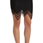 Signature 8  Lace Skirt Small Black Side Zip Pencil style Retro Vintage Flapper Photo 0