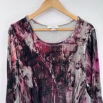 Vintage Y2K CJ Banks Whimsigoth Sweater Womens 2X Pink Sequin Velvet Black Lace Photo 1