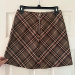 Princess Polly  Darwin Mini Skirt Brown Plaid Photo 3