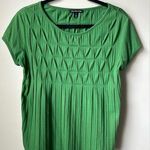 cha cha vente  Women’s Green Blouse Top Size Petite Small Photo 0