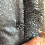 BLL Women's Sweater Vest Size Small Black Faux Fur Side Belts Hippie Boho Photo 6