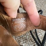 Sorel  Womens Torpeda Lace Up II Sandals Black Brown Leather Gladiator Sz 8.5 Photo 5