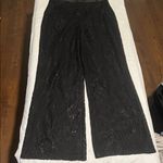 Anthropologie Halle C for  Black Lace Pant Suit Size 12 Photo 6