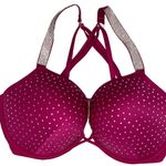 Victoria's Secret Victoria Secret bombshell push up shine strap bikini top size 40DD berry blush Photo 1