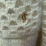 Juicy Couture Archive Luxe Rabbit Hair Textured Knit Cardigan Cream XS Y2K Photo 3