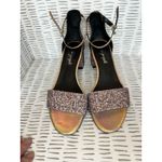 Free People ‎ Women's Block Heel Glitter Purple Size 39 US 8.5 Iridescent Prom Photo 3