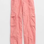 Aerie High Waisted Go-For-It Baggy Cargo Pant NWT Photo 0
