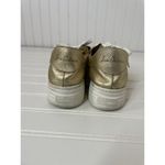 Sam Edelman Womens Pippy Lace up Sneaker Gold Smooth Leather Lace up Size 9.5 Photo 3
