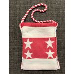 Handmade UNBRANDED Red White Blue Stars Greek Woven Vintage Hippie Tote Crossbody Bag Photo 3