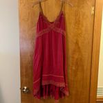 Miss Me Suede Strap Sleeveless Dress Lace At Bodice And Hem Rayon NWT Large Photo 10