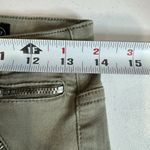 BLANK NYC The Reade Crop Ankle-Zip Skinny Cargo Jeans Hi-Rise 27 Womens Green Photo 5