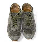 M. Gemi olive green suede low top trainer sneakers size 41 Photo 1