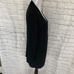 New York & Co. women S open front cardigan w/pouch pockets black Photo 4