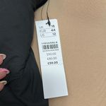 Topshop Colorblock Puffer Jacket Blue Black White Photo 8