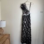 Mac Duggal  Floral Embroidered One-Shoulder Gown Photo 3