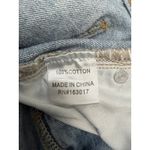 Princess Polly  High Rise Straight Leg Jeans Raw Hem Light Wash Size US 2 Photo 4