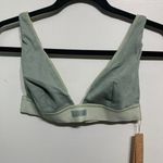 SKIMS Cotton Rib Plunge Bralette M Photo 2