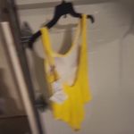 Perfect Moment Citron Sporty Modest Resort Logo One Piece Swim Suit Size S Yellow Photo 6