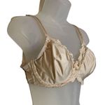 Wacoal Vintage 1990s Beige Underwire Bra Lace Trim 36D Photo 1