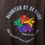 1987 Vintage San Ildefonso Central School T Shirt 80s Graphic Tee Black Medium M Photo 3