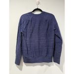 Gap Sweater Womens Medium Navy Knit Pullover Crewneck 100% Cotton Stretch Travel Blue Photo 1