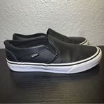 Vans  Women's‎ Asher Perforated Slip On Sneaker Shoes Skate Loafers Black Size 7 Photo 4