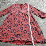 Madewell  Silk Lace-Up Assam Floral Dress Photo 5