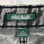 Wild Fable 18 Highest Rise Cutoff Shorts Distressed Acid Wash 80's Button Fly Photo 3