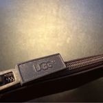 UGG  Brown Leather Cosmetic zippered Bag Essential Organizer for purse Photo 3