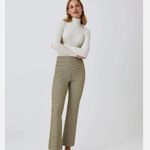 Spanx NWT $148  The Perfect Kick Flare Dijon Jacquard Plaid Ponte Crop Pants Photo 2