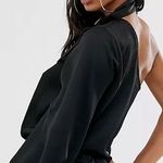 4th + Reckless Women’s black one shoulder choker bodysuit size 2 Photo 1