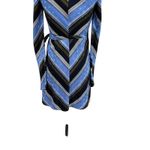 Diane Von Furstenberg Diane‎ von Furstenberg Wrap Dress Long Sleeve Woven Sussex Stripe Hydrangea 00 Photo 10