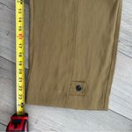 ZARA Tan Brown High Rise Wide Leg Pleated Pull On Cropped Trouser L NWT Photo 8