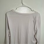 Good American  Long Sleeve Cropped Crewneck Top White Photo 10