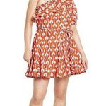 RHODE x Target Women's Large Lotus Floral Print One Shoulder Mini Dress Size 1X Photo 0