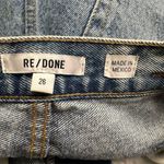 RE/DONE NWT Women's 80’s Peg Leg Jeans Denim WW84 Tapered Size 26 Acid Blue Wash Photo 3