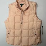 Lauren Ralph Lauren blush pink puffer vest size large Photo 0