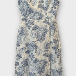 Reformation Bridgton Floral Off The Shoulder Linen Midi Dress Size 2 Photo 0