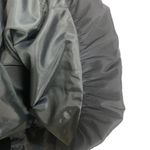 Betsy and Adam Taffeta Strapless Pleated 6 Mini Cocktail Dress Bubble Hem Black Photo 7