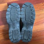 Teva  Black Suede Mules Clogs Zipper Size 9 Fall Y2K Comfort 6447 Fall Loungewear Photo 3