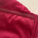 Akira red ruched sexy mini dress long sheer sleeves off shoulder womans large u Photo 6